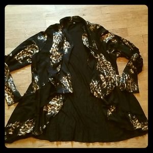 Animal print sweater